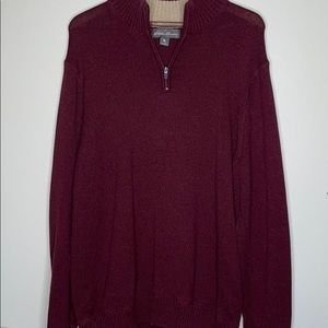 Men’s Eddie Bauer Quarter zip Sweater